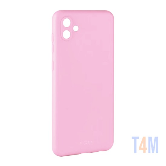 Funda de Silicona con Marco de Cámara para Samsung Galaxy A04 Rosa